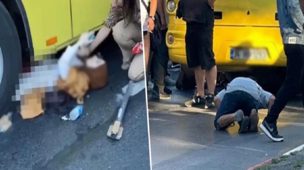 Motosiklet kazasında otobüsün altına savrulan gebe bayan, hayatını kaybetti