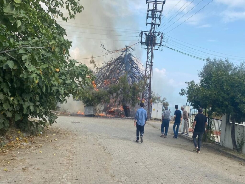 Orhangazi’de trafo patlaması sonucu çıkan yangın söndürüldü
