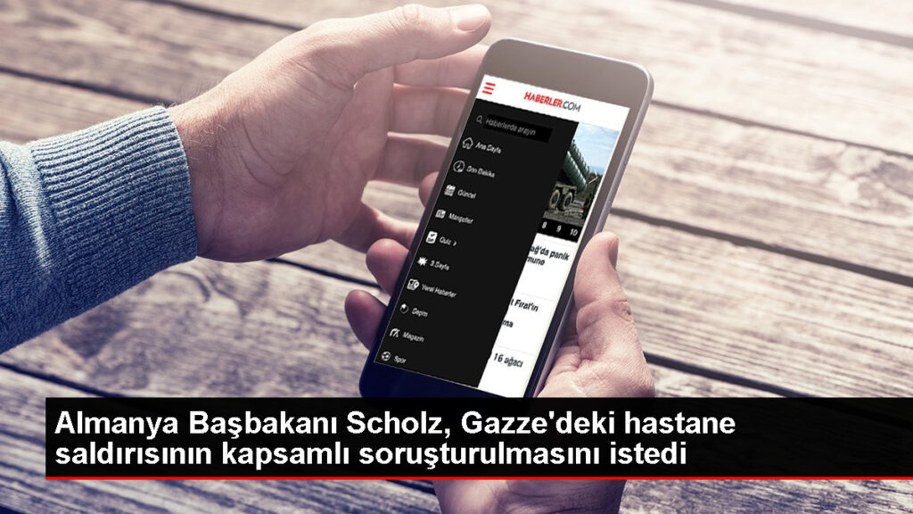 Almanya Başbakanı Gazze’deki Hastane Saldırısını Kınadı