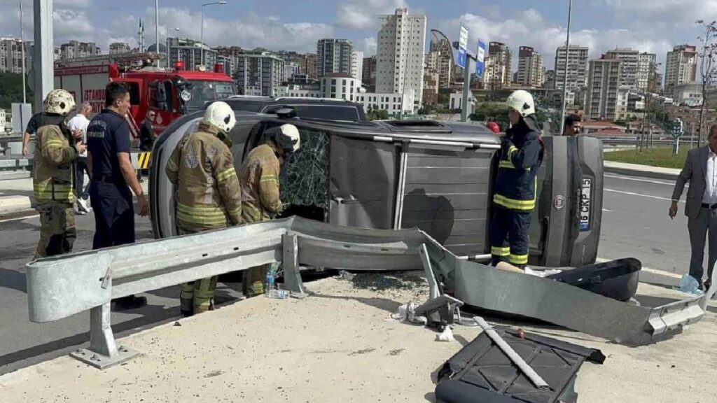 Başakşehir Çam ve Sakura Kent Hastanesi’nde Kaza: 3 Yaralı