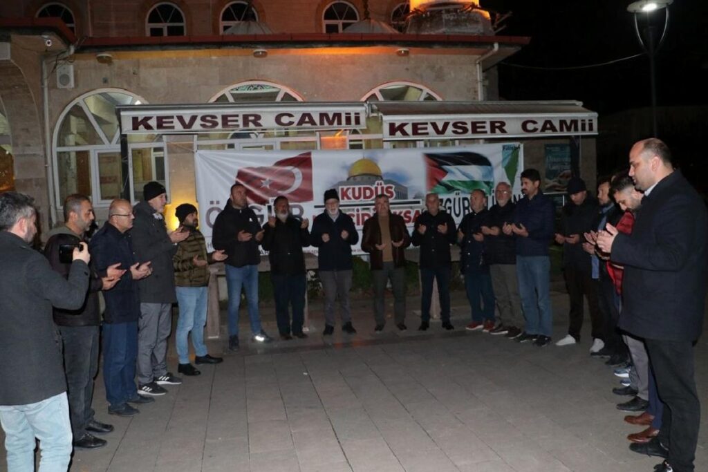 Havza’da İsrail’in Gazze’deki Hastaneye Saldırıyı Protesto