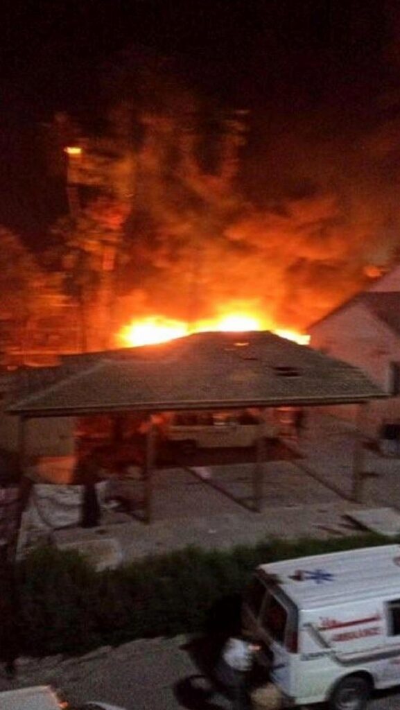 İsrail Savaş Uçakları Gazze’deki Hastaneyi Vurdu