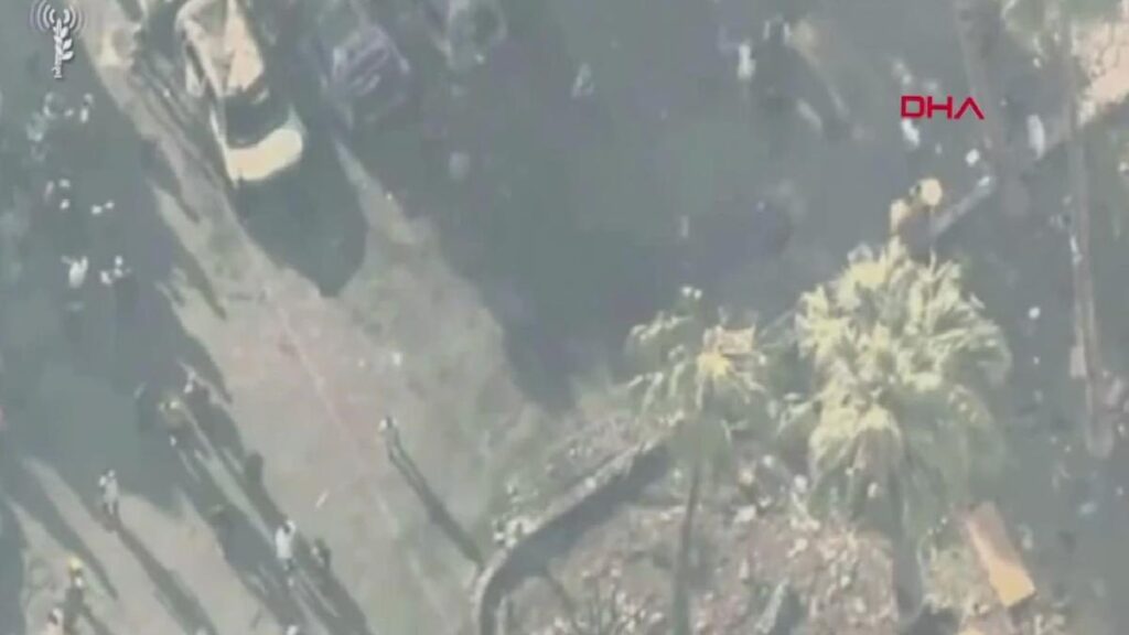 İsrail Savunma Kuvvetleri, hücum sonrası Baptist Hastanesi’nin imajlarını yayınladı