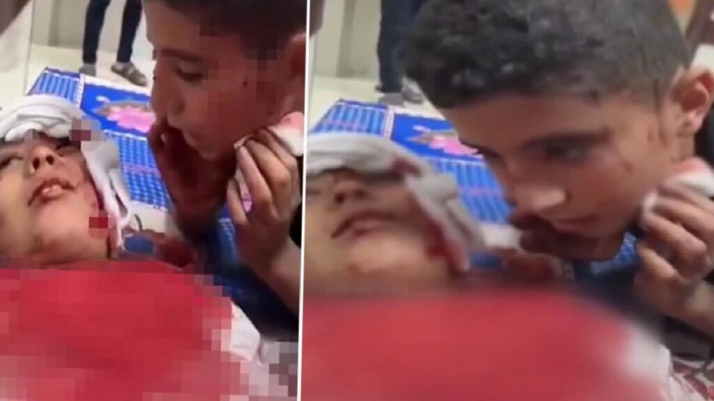 İsrail’in katliamından sağ çıkan çocuk, yaralı kardeşine kelime-i şehadet getirtti