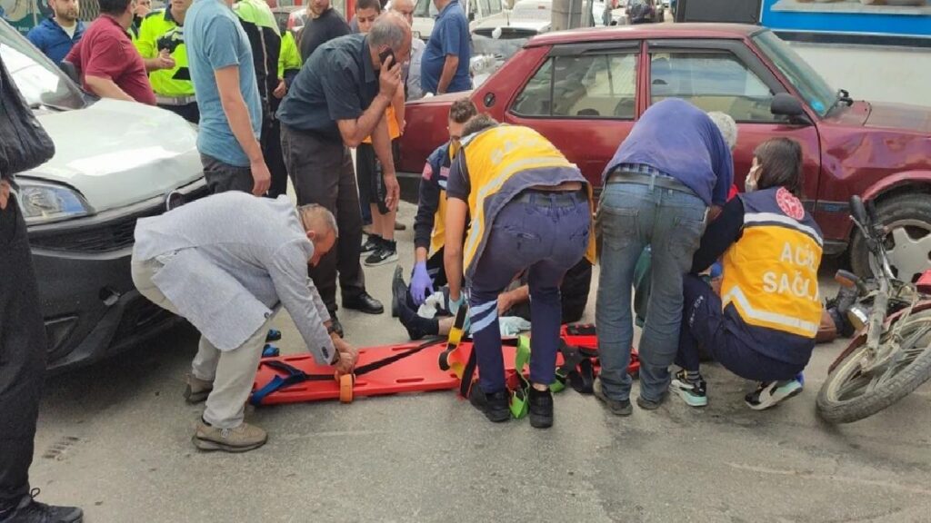 Orhangazi’de trafik kazası: 2 kişi yaralandı