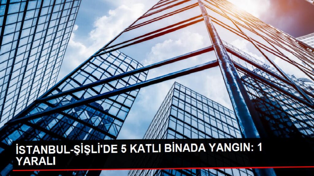Şişli’de 5 Katlı Binada Yangın Çıktı