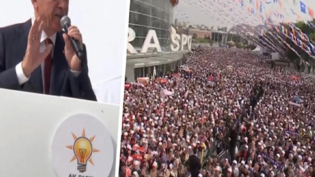 Son Dakika: AK Parti’de büyük kongre günü! Cumhurbaşkanı Erdoğan salon önünde toplanan kalabalığa hitap ediyor