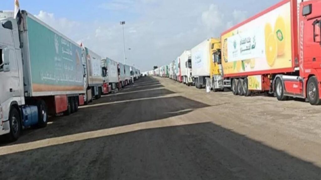 Son Dakika! Refah Hudut Kapısı açıldı! Yardım tırları Gazze’ye gidiyor