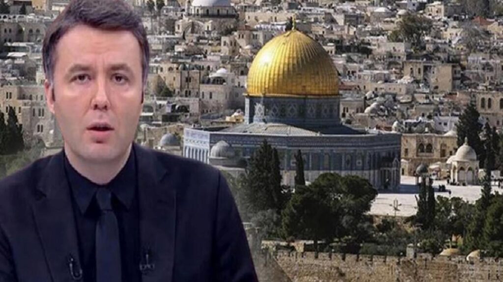 Sunucunun Kudüs hassasiyeti canlı yayına damga vurdu: İsrail’in Kudüs kenti diye bir kent yok